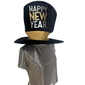 New Year’s hat oversized funny | adjustable size | mint condition holiday wear